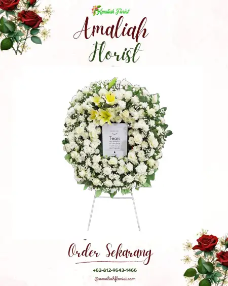 Krans Bunga Duka Brondong